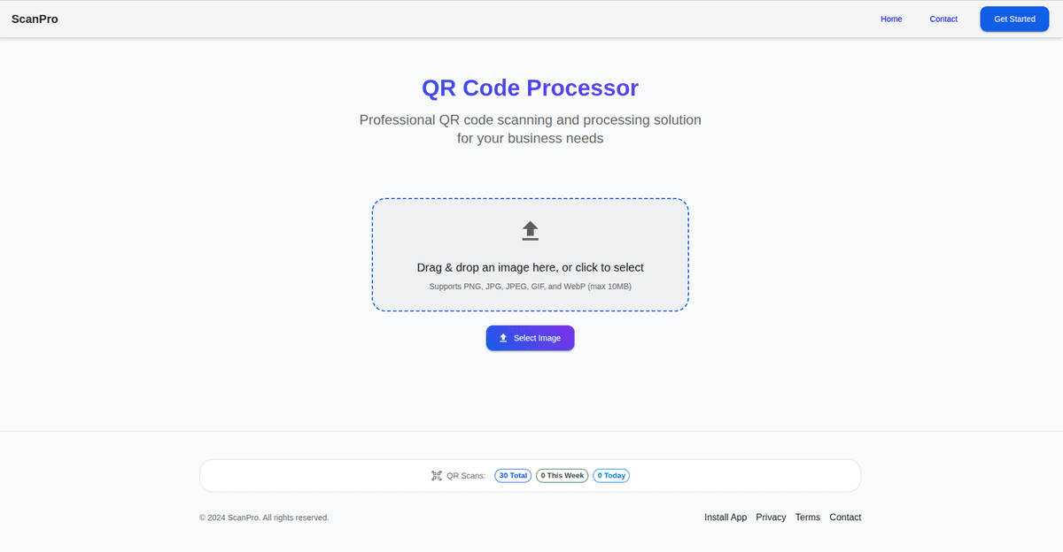 ScanCode Pro Interface
