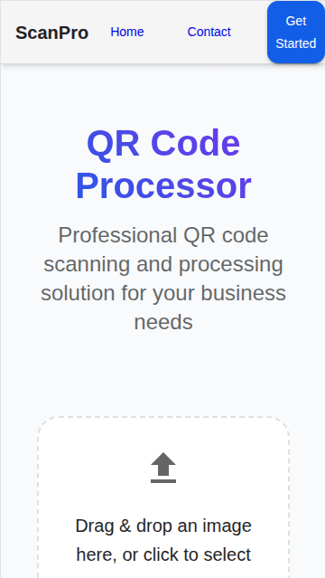 ScanCode Pro Mobile Interface